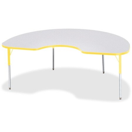 Jonti-Craft TABLE, KIDNEY, 48X72, GY/YW JNT6423JCA007